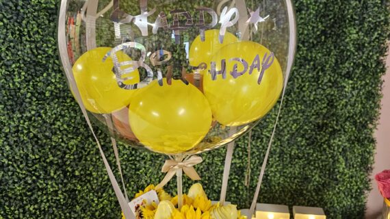 Flower Hot Air Balloon sunflowers