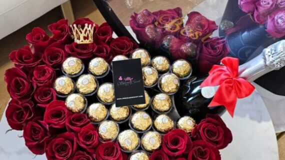 Special Heart Box Flowers