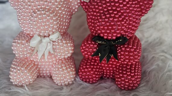 Small Pearls Teddy Bear Gift Luxury