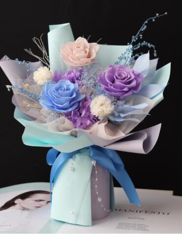 Boxed Bloom Bouquet (3Roses)