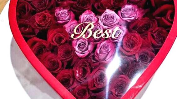 Heart Big Box Flowers